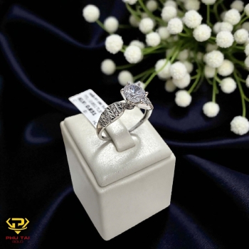 Nhẫn nữ vàng trắng (mã NN 21310)